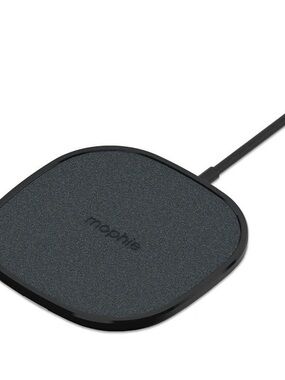 mophie - 15W Wireless Charging Pad (Black) Universal Apple/Samsung/Android